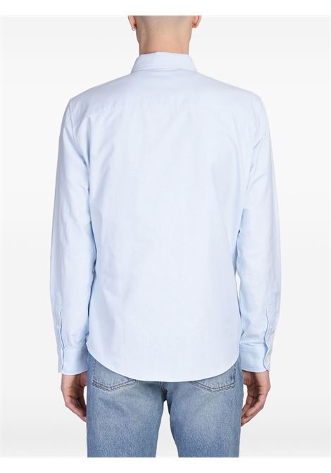 Light blue Ami de Coeur cotton shirt Ami paris - women AMI PARIS | BFUSH063CO0031450